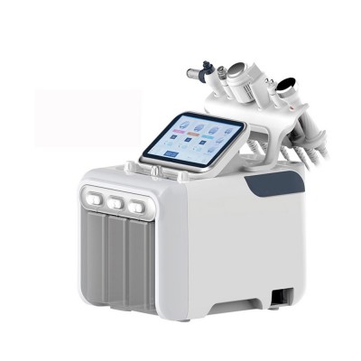 6 in 1 Hydro dermabrasion machine+Skin Solution Spraying+Ultrasound RF Facial Machine