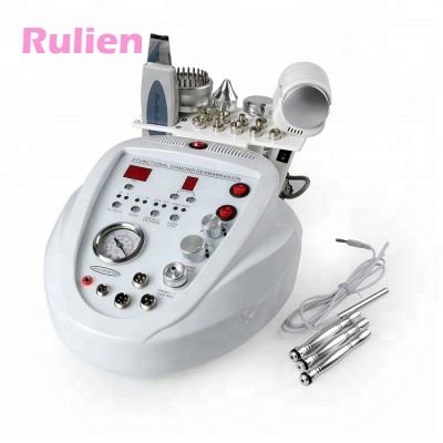 5 in 1 dermabrasion machine micro current ultrasonic skin scrubber